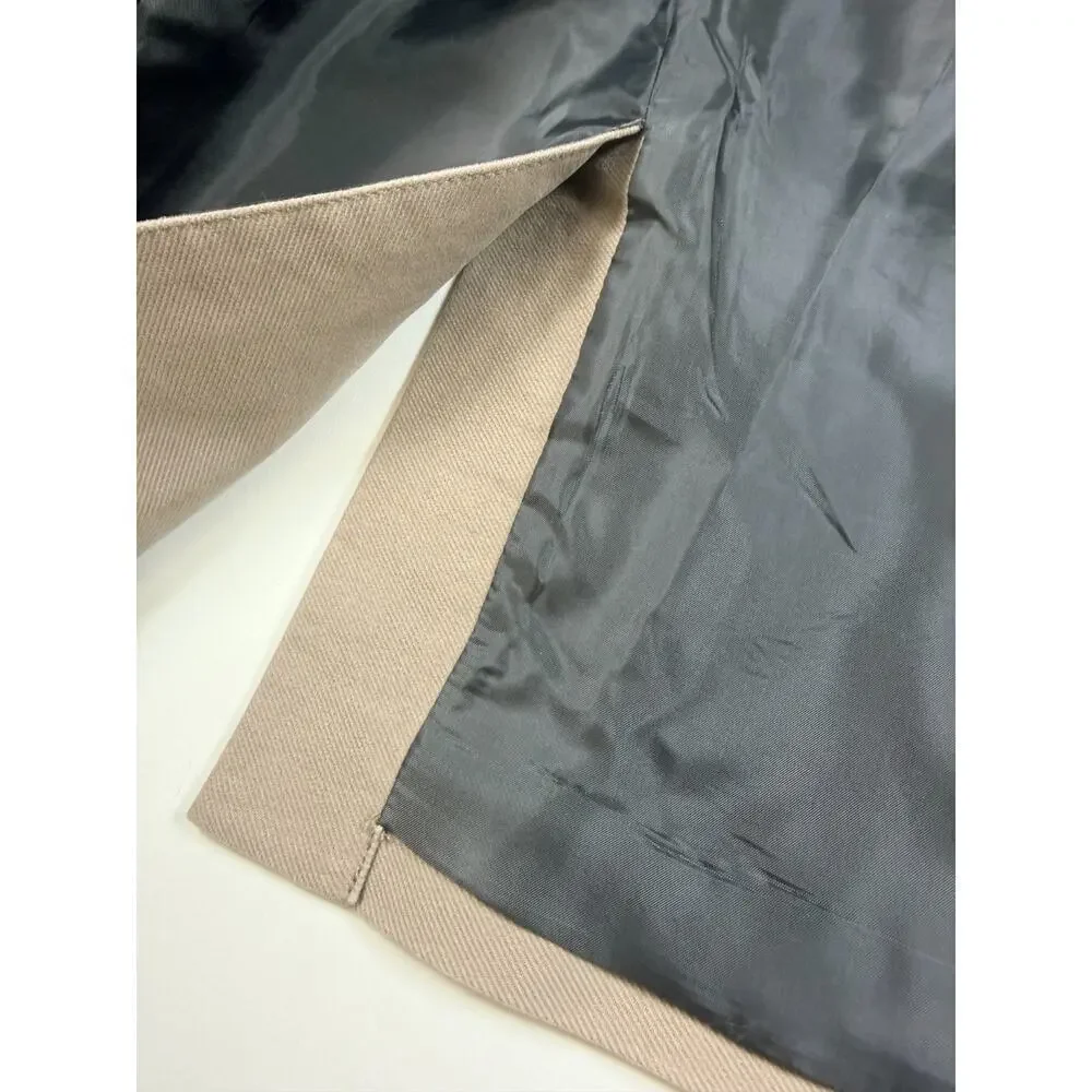 Gap Men’s Tailored Cotton Blazer – Size Medium Classic Taupe | 100% Cotton